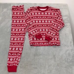Pottery Barn Winter Themed Adult Pajamas XL